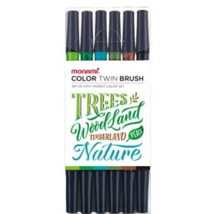 Set twin brush monami